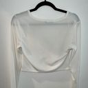 ZARA White Ruched Crop Top Photo 9