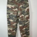 American Eagle Baggy Cargo Pants Camo Tapered Button Fly Pockets Size 12 Photo 6