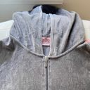 Juicy Couture y2k true vintage  velour grey zip up track jacket hoodie Photo 4