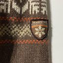 The North Face  A5 Series Cozy Brown Fair Isle Wool Pullover Sweater Size Medium Photo 5