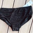 Catalina Swimsuit Bikini Bottoms New Black Size 16W Womens 1X  Solid Crochet Lace Photo 6