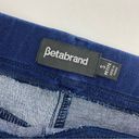 Betabrand  Straight Leg Four Pocket Yoga Denim Pull On Jeans: Dark Indigo Blue Photo 11