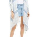 Treasure & Bond  Tie Dye High-Low Wrap Blue Shibori Stripe Photo 0