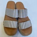 Splendid  Lacey Striped Espadrille Platform Shoes Sz 6M Woven Textile Women’s Photo 0