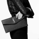 Saint Laurent YSL leather envelope pouch Photo 7