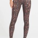 Spanx  Faux Leather Snake Print Leggings in Mocha Snake Small High Waisted NEW Photo 8