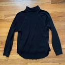 Everlane Black Waffle Knit Turtleneck Photo 1