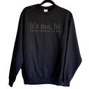 Krass&co Port &  Women's S Crewneck Im The Problem Its Me Graphic Sweatshirt Black Photo 0