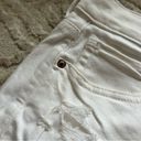 American Eagle  NWT White Mom Short Jean Shorts Distressed High Waist Size 16 Photo 4