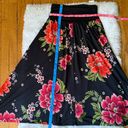 Apt. 9 Womens  floral high waisted  asymmetrical maxi skirt, size M/L Photo 1