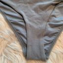 Topshop  Velour Knot Bikini Bottoms Light Blue Photo 5