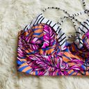 The Cove Salt +  Lilac Hawaii Printed Bikini Top Small Photo 1