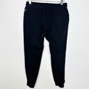 Zyia  Black Drawstring Elastic Waist Jogger Pants M Photo 2