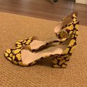 Kate Spade  Susane Crinkle Sunny Bloom Floral Heeled  Sandal Sz 8.5M Photo 7