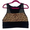 Zyia  Active womens medium sports bra cheetah animal mesh workout gym lulu athlet Photo 0