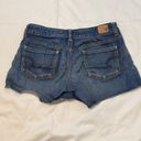 American Eagle 24  Distressed Super Stretch Jean Shorts Size 2 inseam 4” Photo 1