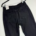 ZARA NWT  Black Denim Straight Leg Jeans Sz 8 High Rise Photo 11