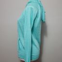 Pure Amici turquoise linen full zip hoodie size small Photo 3