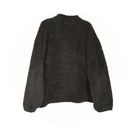 Carole Hochman Black Sherpa Fluffy Pullover High Neck Top Women 3X Photo 4