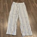 Krass&co Naturals de and  linen blend wide, leg, striped pants Photo 0