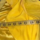 Cinq à Sept  Silk V-Neck Blouse Yellow Gold Large New With Tags Photo 6