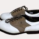 FootJoy  SoftJoys Terrains Womens Golf Shoes Cleats White Brown 8 M bv Photo 2