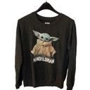 Star Wars  • The Mandalorian Grey Cozy Crew Neck Sweatshirt Photo 0