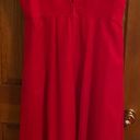 Handmade The Red V Neck Sleeveless A-Line Maxi Dress Photo 1