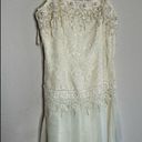 Jessica McClintock Vintage  flapper ivory mini dress Photo 4