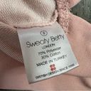 Sweaty Betty  Chelsea Crop Sweatshirt Light Pink Crewneck Pullover Size Small Photo 7