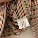 kim rogers Vintage  Fall Stripe Turtleneck Mock Neck Long Sleeve Top Photo 5