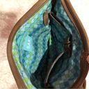 The Sak  Woven Crochet Hobo Bag Tan Beige Plaid Lining Photo 4