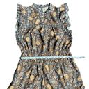 Universal Threads Universal Thread Linen Medium Sleeveless Dress Ruffled Paisley Cottagecore Photo 3