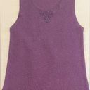 Vintage 90s y2k Metallic Knti Sleeveless Tank Top Size 4 Photo 4