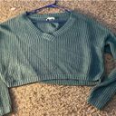 Aeropostale Green Knit Sweater Photo 0