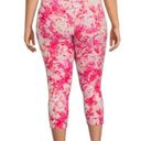 Terra & Sky  Womens Capri Leggings Size 3X 24W-26W High Rise Tie Dye Pink… Photo 4