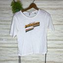 Scotch & Soda Scotch and Maison White Ruched Side Paradise Graphic Tee Photo 1