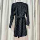 Alexis  Leila Polka Dot Long Sleeve Tie Neck Mini Dress Rio Print Women's Size L Photo 7