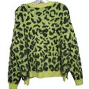 DKNY  Jeans Womens Animal Print LongSleeve Pullover Sweater Sz Large Photo 5