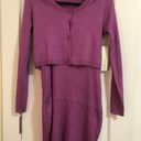 Madden Girl New with tags purple  knit dress and cardigan set Photo 3