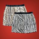 Sans Souci NEW Leopard Print Sequins Mini Skirt Photo 1