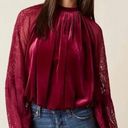 Free People  Velvet Dream Team Top Size L Photo 2