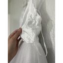 LULUS Spellbinding Beauty White Glitter Sleeveless Tulle Maxi Dress NEW Photo 5