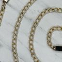 The Bar Gold Tone Lightweight Skinny Metal Chain Link Belt OS One Size Photo 6