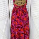 Abel the label Floral Charlotte Halter Maxi Dress Purple Pink XS Photo 4