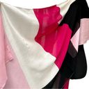 Kate Spade  Colorblind Large Shawl Scarf in Pink and White, NWT Photo 7