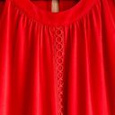 T Tahari T‎ Tahari Orange Sleeveless Blouse Sz XL Photo 2