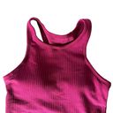 Lululemon  Ebb to Street Women Size 4 Cropped Racerback Tank Top Padded Racerback Photo 3