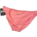 Nike  Womens  Ribbed Pink Hot Punch Bikini Bottom Swimwear Size L NEW Photo 5