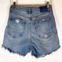 Abercrombie & Fitch  High Rise Dad Short 5 inch inseam distressed raw hem size 26 Photo 2